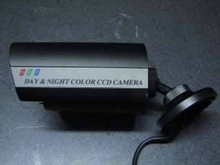 in box Outdoor COLOR Bullet Camera w Infra Red Illuminator Sun Shield 