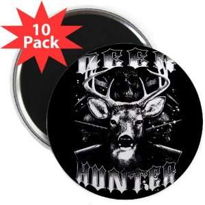   25 Magnet (10 Pack) Deer Hunter Buck Rack and Rifles 