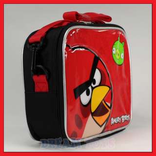 Angry Birds Red Bird and Green Pig Insulated Lunch Bag   Licensed 