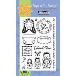  Hero Arts Dolls Poly Clear Stamps Set By The Each Arts 