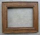 Antique Wood Oak Frame 3 Moulded Width 11 1/8 x 14 Image Site