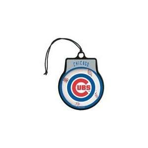   MLB Licensed Team Logo Air Freshener Vanilla Scent  Chicago Cubs