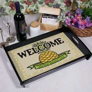 Personalized Serving tray Drink Serving Tray Pineapple 