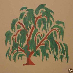 WEEPING WILLOW Tree Stencil   wall murals & signs 201 L  