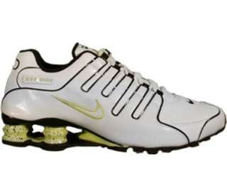   Nike Shox NZ SL White/Volt/Black Mens Running Shoes 366363 113 Shoes