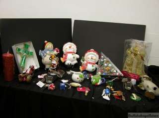 Everything Pictured. Lot Variety Hanging Ornaments Decorative Statues 