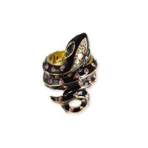  Betsey Johnson Critter Snake Ring   Size 7 1/2: Jewelry