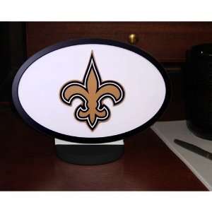   Orleans Saints Desk Display of Logo Art with Stand 