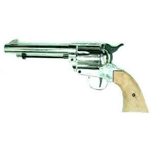  9mm Blank Revolver Starter Pistol   Nickel Finish