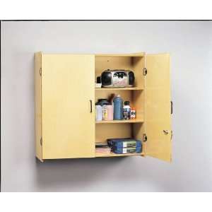  Childcraft Locking Wall Storage Cabinet   35 3/4 x 13 3/4 