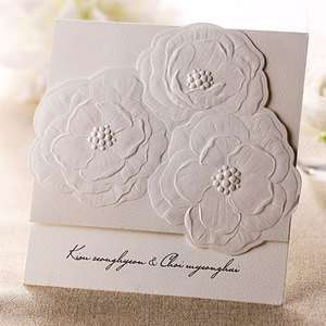 100 Sets Initials Wedding Invitations Cards+Envelopes+ Seals H2040 