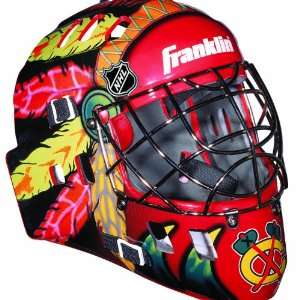 Franklin NHL Blackhawks SX Comp GFM 100 Goalie Face Mask  