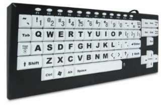 WIRELESS VisionBoard Large Print Jumpo Characters Black Keyboard For 