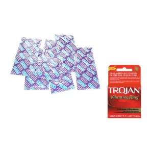   Premium Latex Condoms Lubricated 24 condoms Plus TROJAN VIBRATING RING
