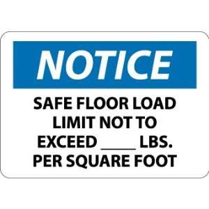   Floor Load Limit Not To Exceed___Lbs. Per Square Foot, 10X14, Adhesive