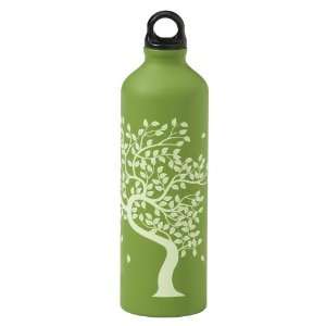 Gaiam 750ml Aluminum Water Bottle (Tree of Life, Poly Loop Cap 